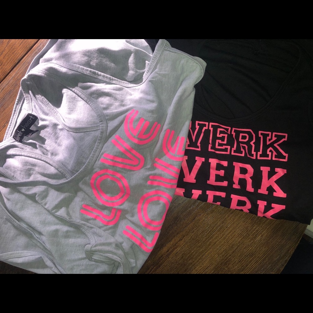Derek Heart Workout Tanks